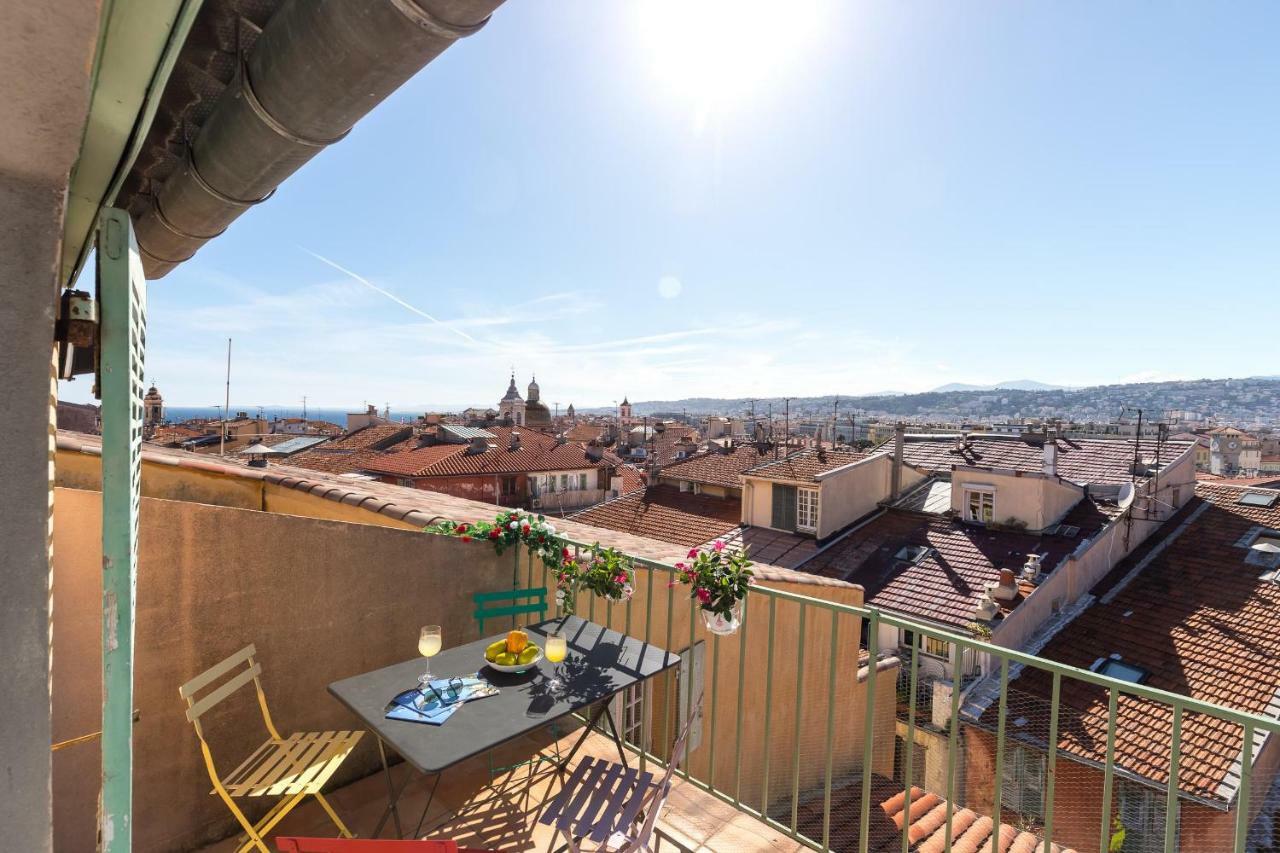 La Croix - F3, Terrasse Vue Panoramique, Vieux-nice Old Town And Terrace