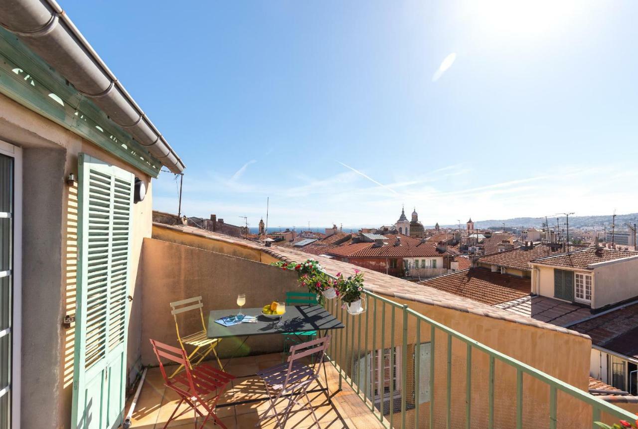 La Croix - F3, Terrasse Vue Panoramique, Vieux-nice Old Town And Terrace Apartment *