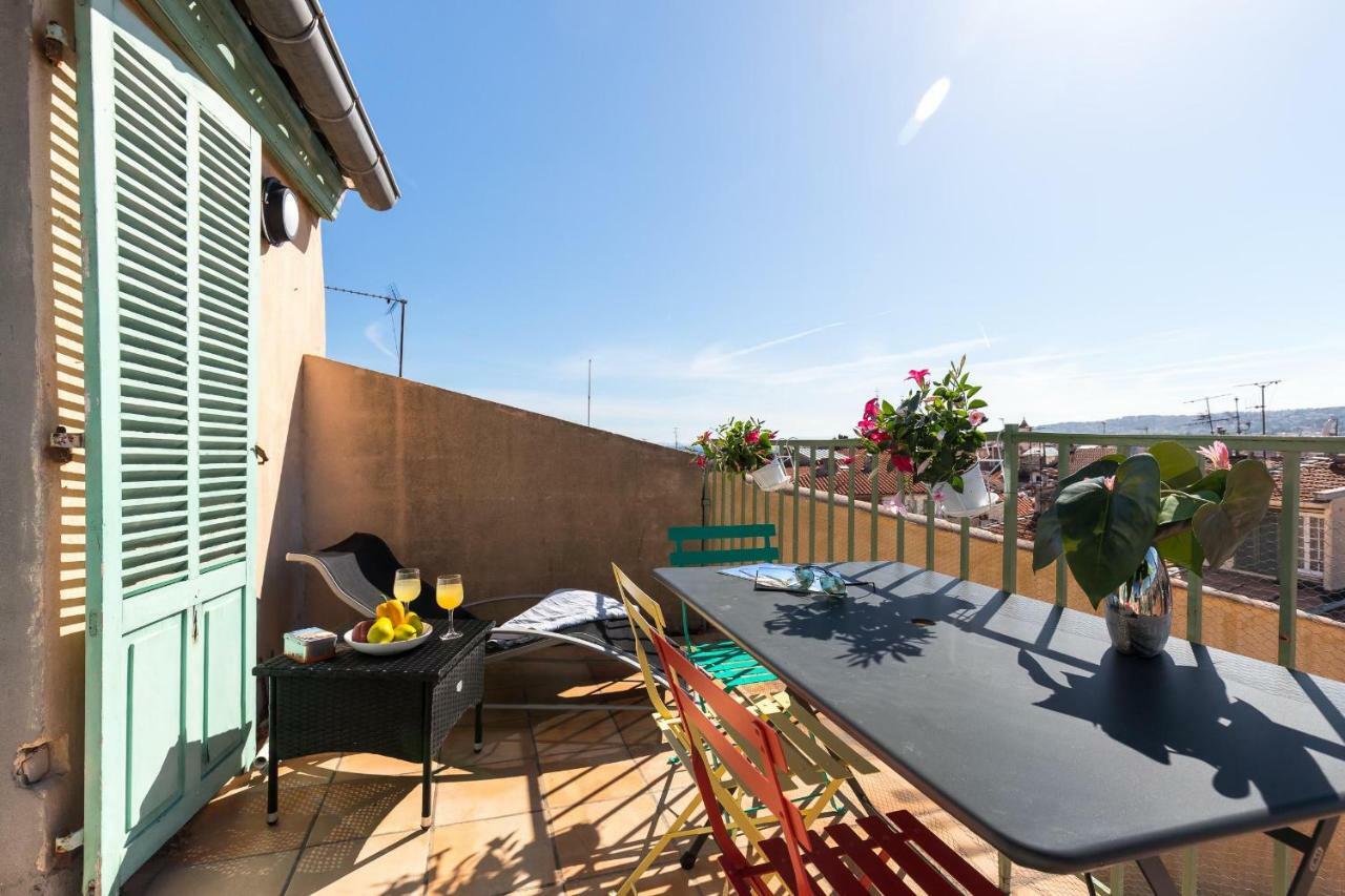 La Croix - F3, Terrasse Vue Panoramique, Vieux-nice Old Town And Terrace Apartment