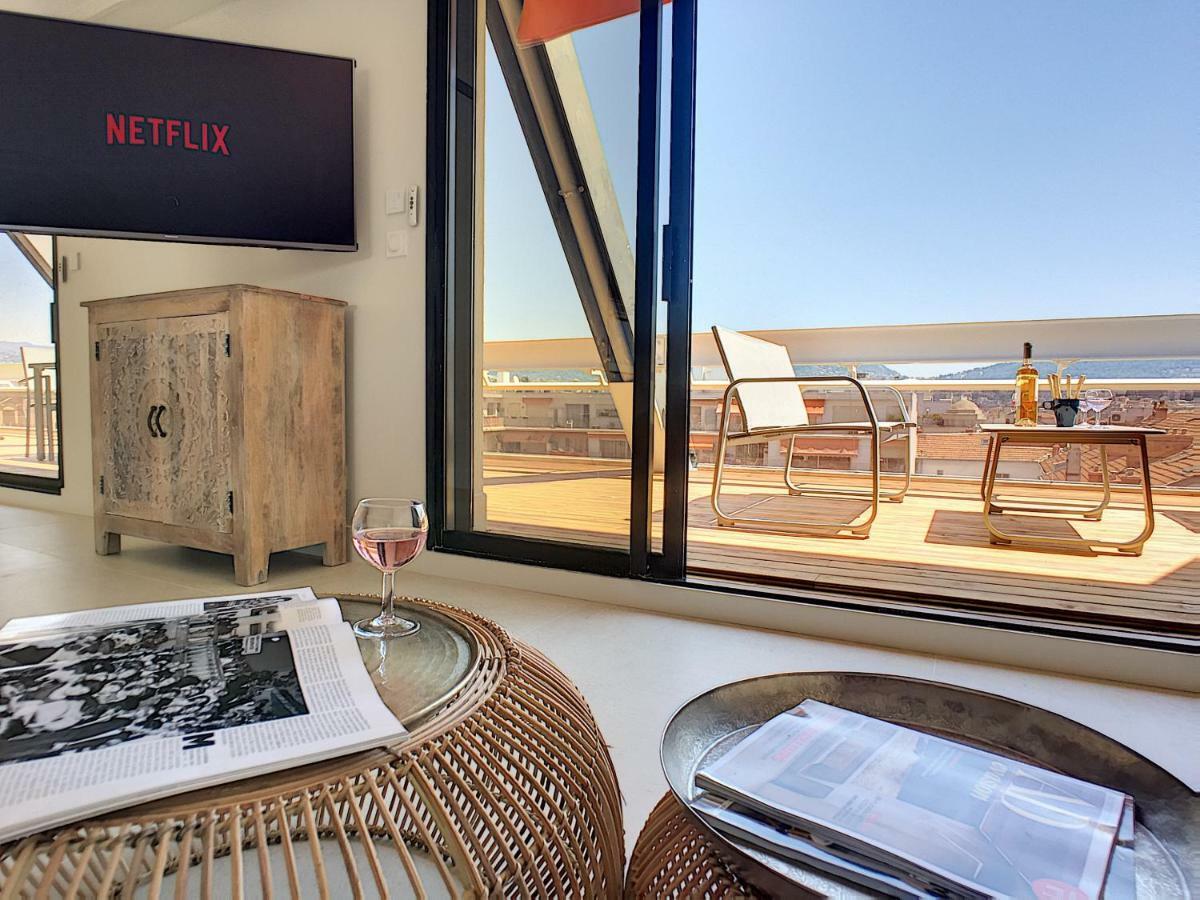 Nestor&jeeves - Sky Light Terrace - Hyper Center - By Sea - Floor Apartment Nice