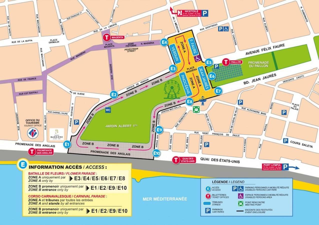 Apartment 2 Bedrooms In Central Location On The Famous Place Massena Nice