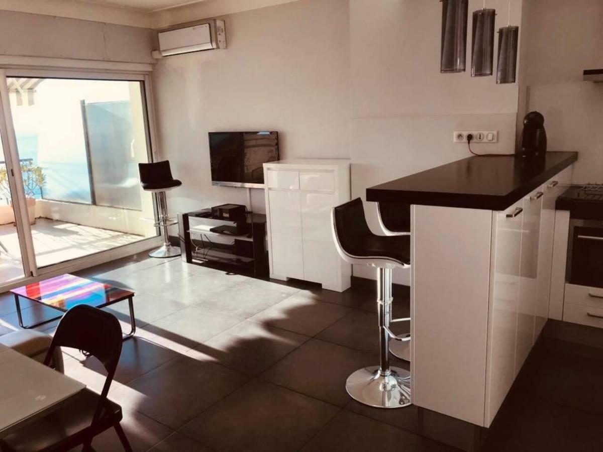 Amazing Top Floor Penthouse 30m2 Terrace, Front Sea View On Promenade Des Anglais
