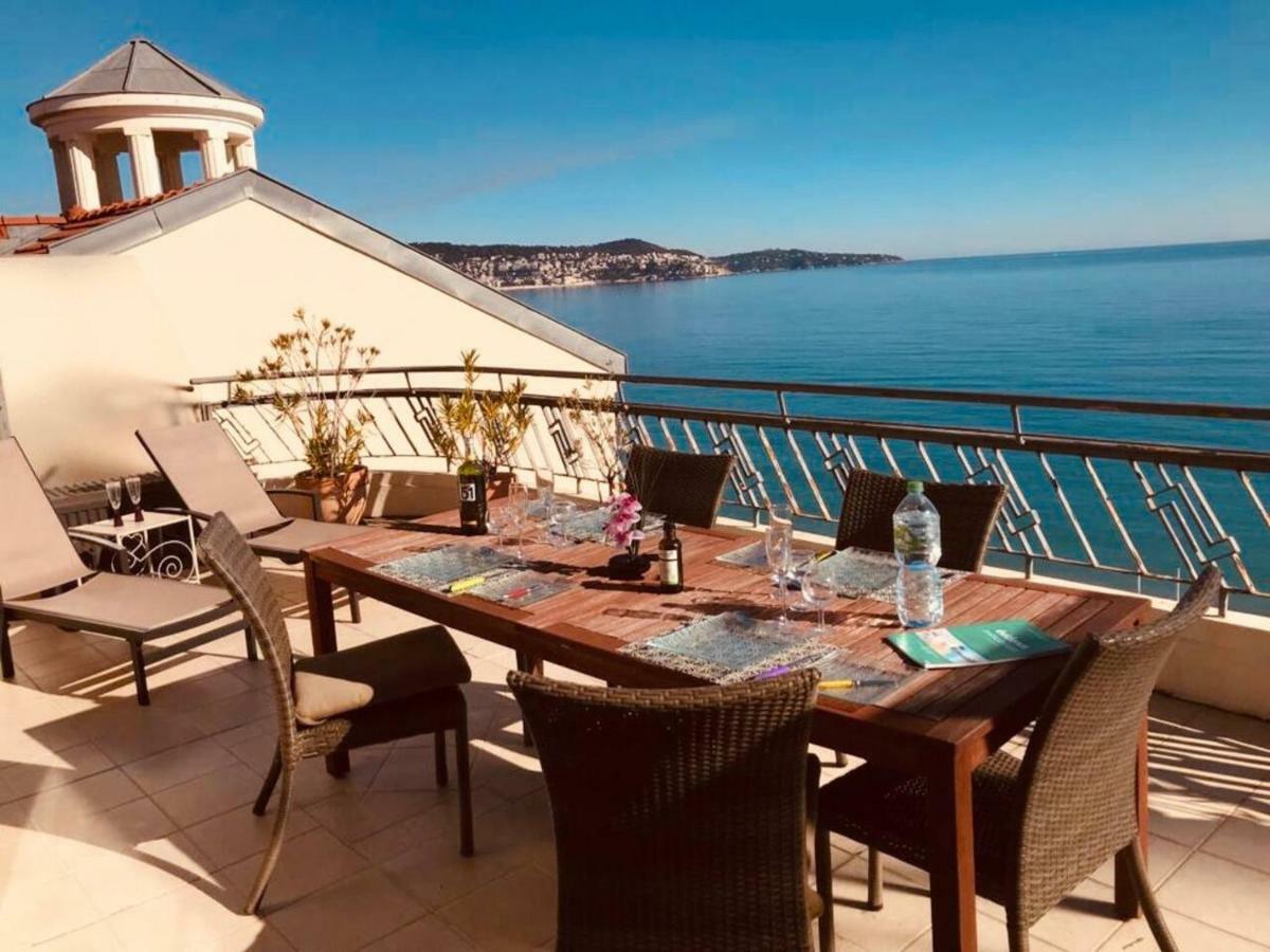 Apartment Amazing Top Floor Penthouse 30m2 Terrace, Front Sea View On Promenade Des Anglais *