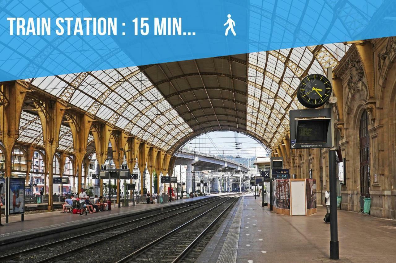 Nicelidays - Le Suede - Carre D'or - 2min From Beaches Apartment Nice