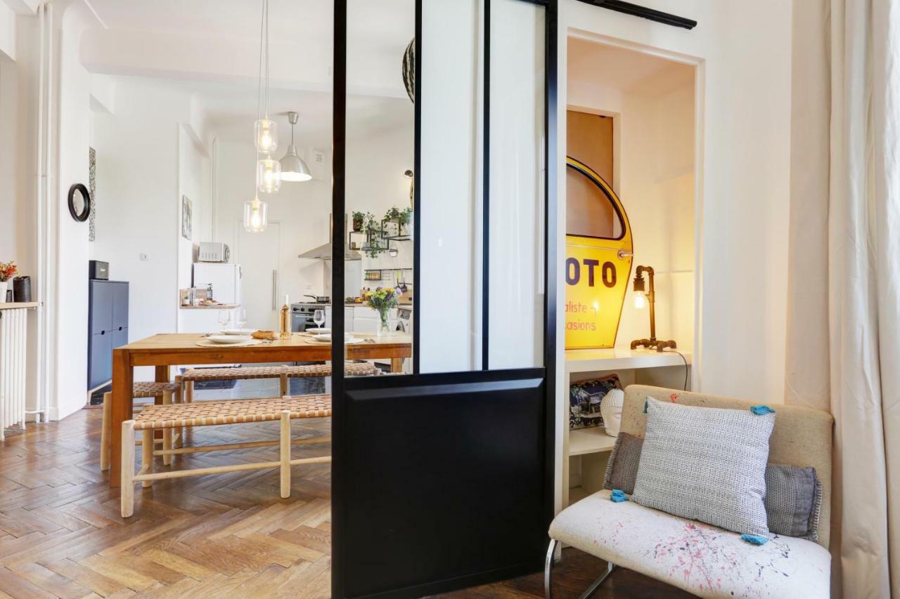 Le St Francois - Gorgeous Apt Art-deco,lift, A/c, 20 Meters Beach Apartment *