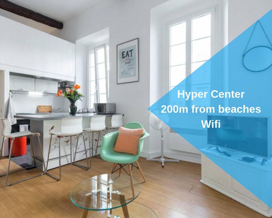 Nicelidays - Le Suede - Carre D'or - 2min From Beaches Apartment