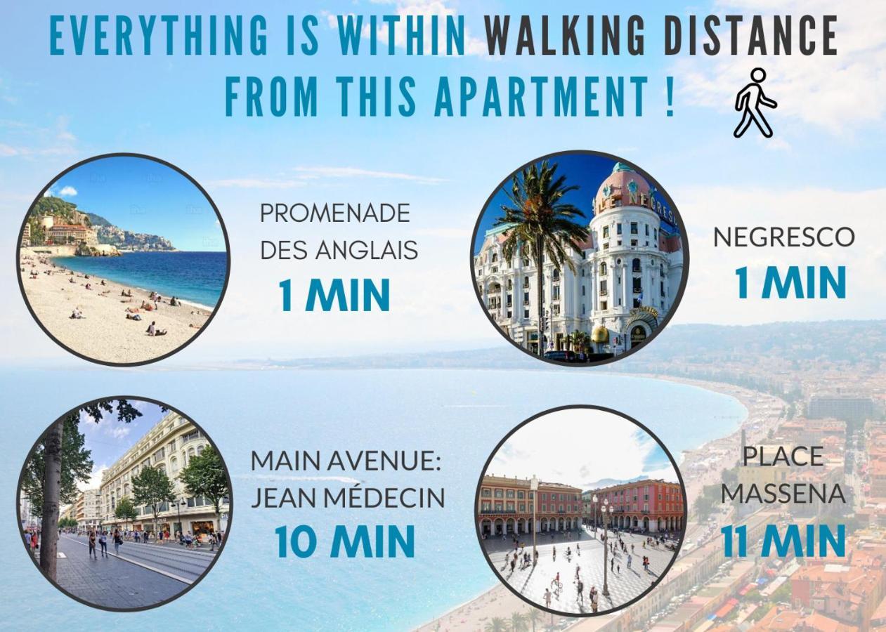 Nestor&jeeves - Rivoli Palm - Center - Very Close Sea Nice