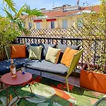 Cozy Roof Terrace Near Promenade Des - Ac Apartment Nice