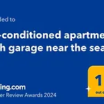 Appartement climatisé avec garage, près de la mer.