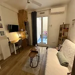 Studio Les Cactus avec Terrasse à 5 min à pied de la Plage