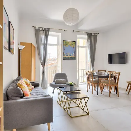 Apartment Et Soleil - Carre D'or - 4 Pieces - Centre - A 300 M Nice
