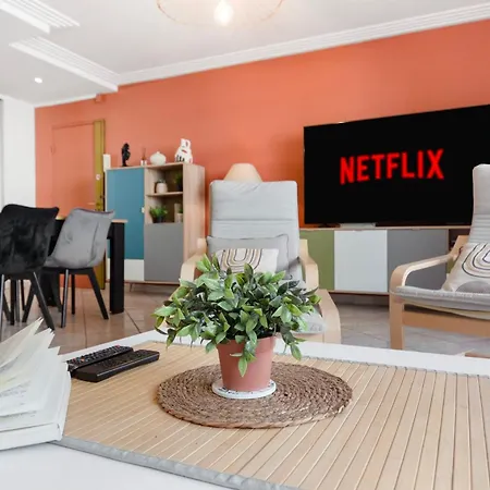 Le Nala - Spacious - Ac - Wifi - 10 Min From The Sea Apartment