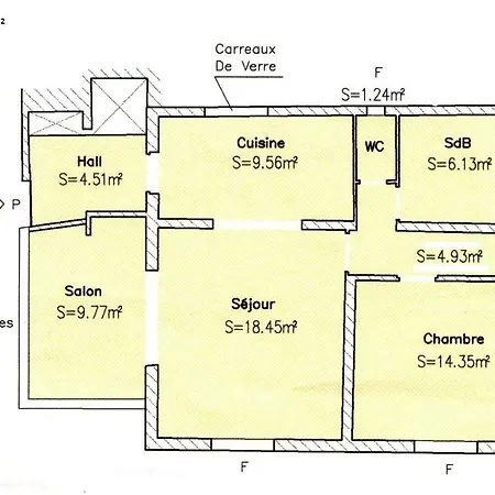 Maison Mitoyenne 68m², 2 Pieces + Veranda, Jardin 100m² Avec Pergola, Vue Holiday home