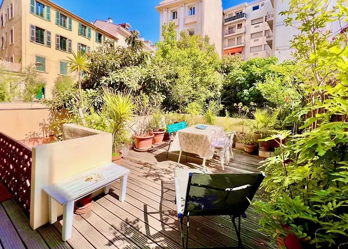 Aparthotel Riviera - Grimaldi Coeur De Ville - Large Studio Ac With Bigger South Terrace - Hyper Centre - Terrasse Esprit