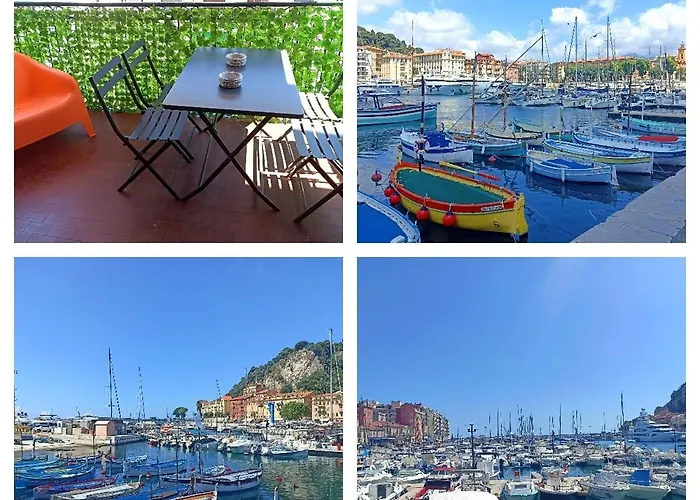 Port De Nice-Charmant Appartement Bucolique ! Vue Port
