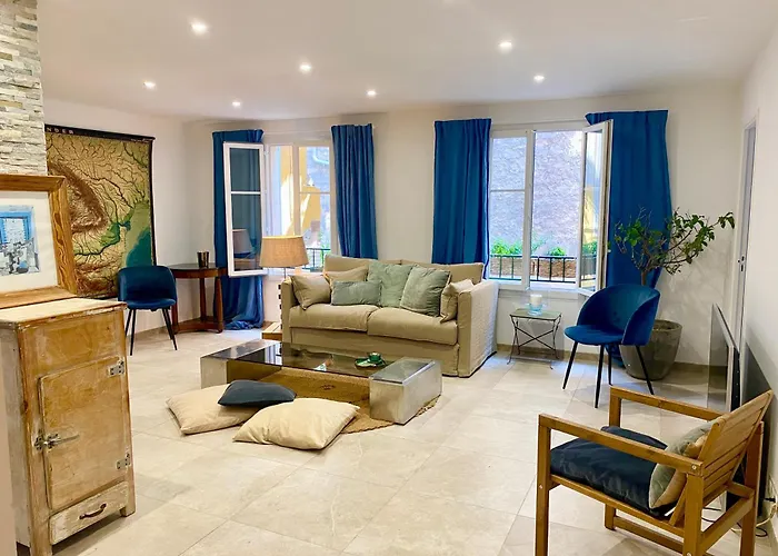 Au Coeur Du Vieux Nice, 3 Chambres Au Calme, Grand Appartement