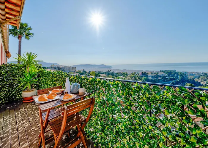 Panoramic Sea View Of The French Riviera, Parking