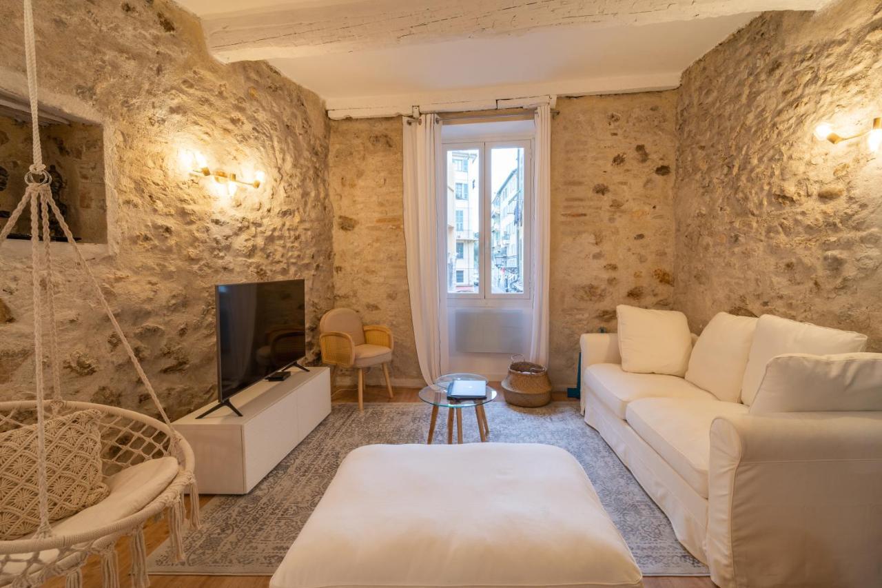 Fusion - Charme De L'ancien Et Confort Moderne - Vieux - 2 - Wifi - 5 Min Des Plages - 30 Min De Cannes Et Monaco * Nice