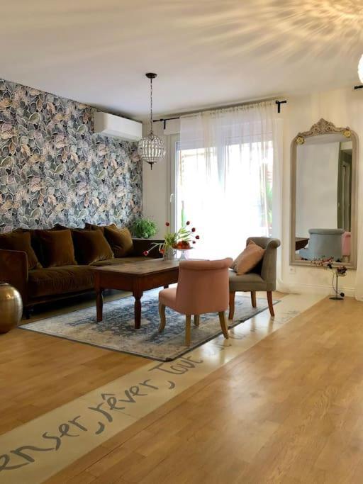 Large Magnificent Terrace Apartment Nice