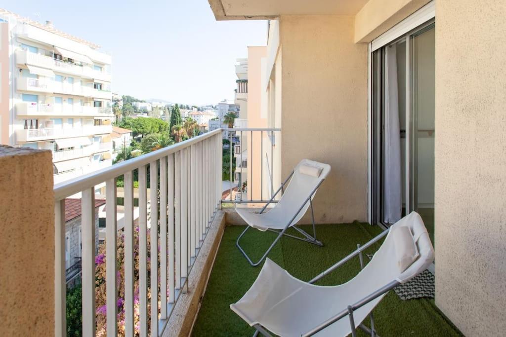 L28 Californie 1min Walk Sea 3bdr/ Ac & Balcony