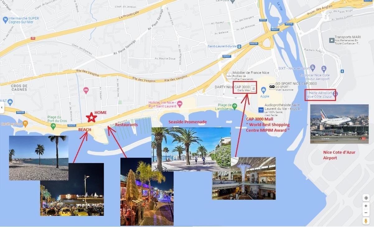 Apartment Seaside Pool And Tennis Nice