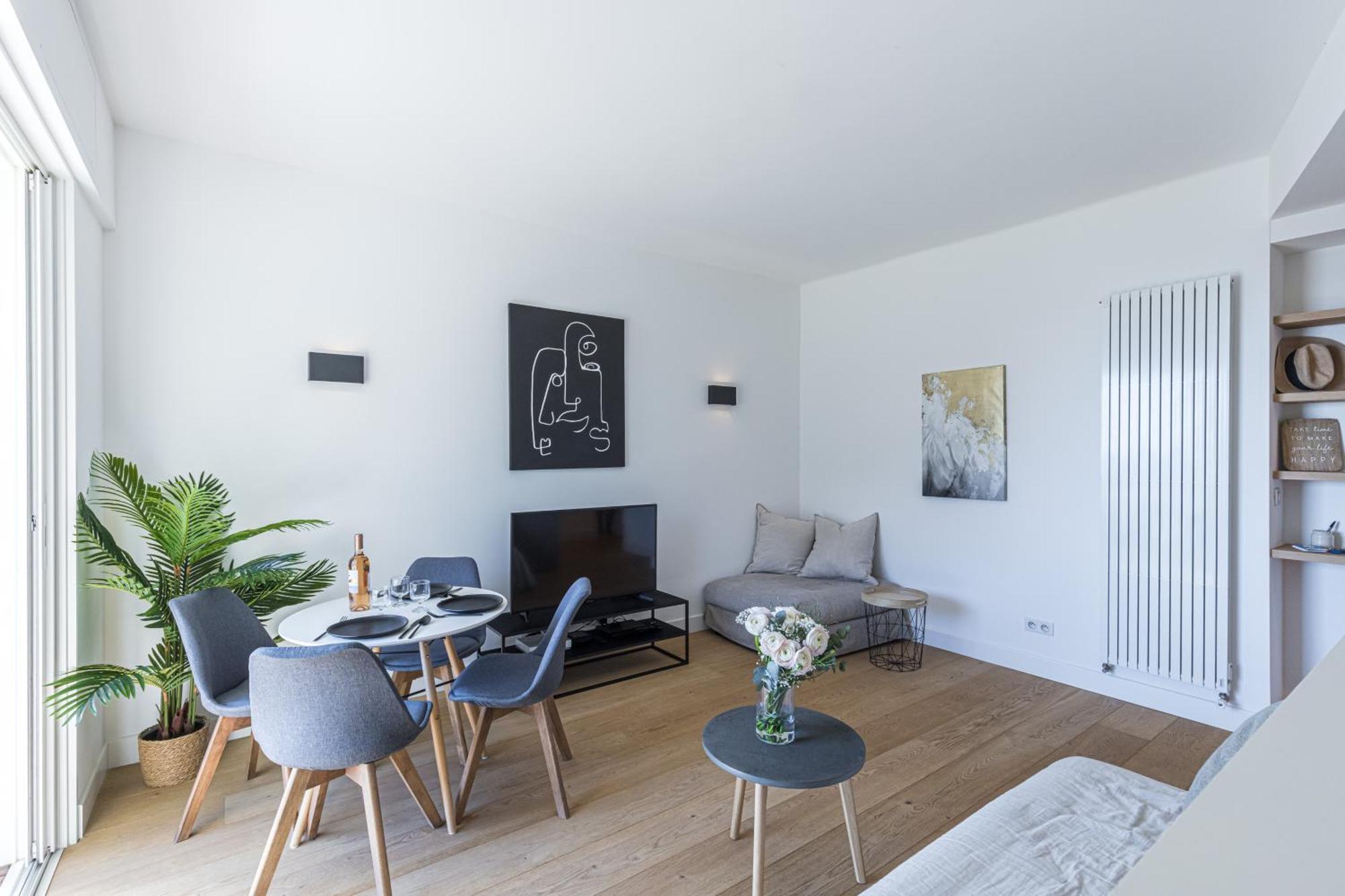 Apartamento Franck Pilatte - Parking, Wifi, Ac, 3pers Nice