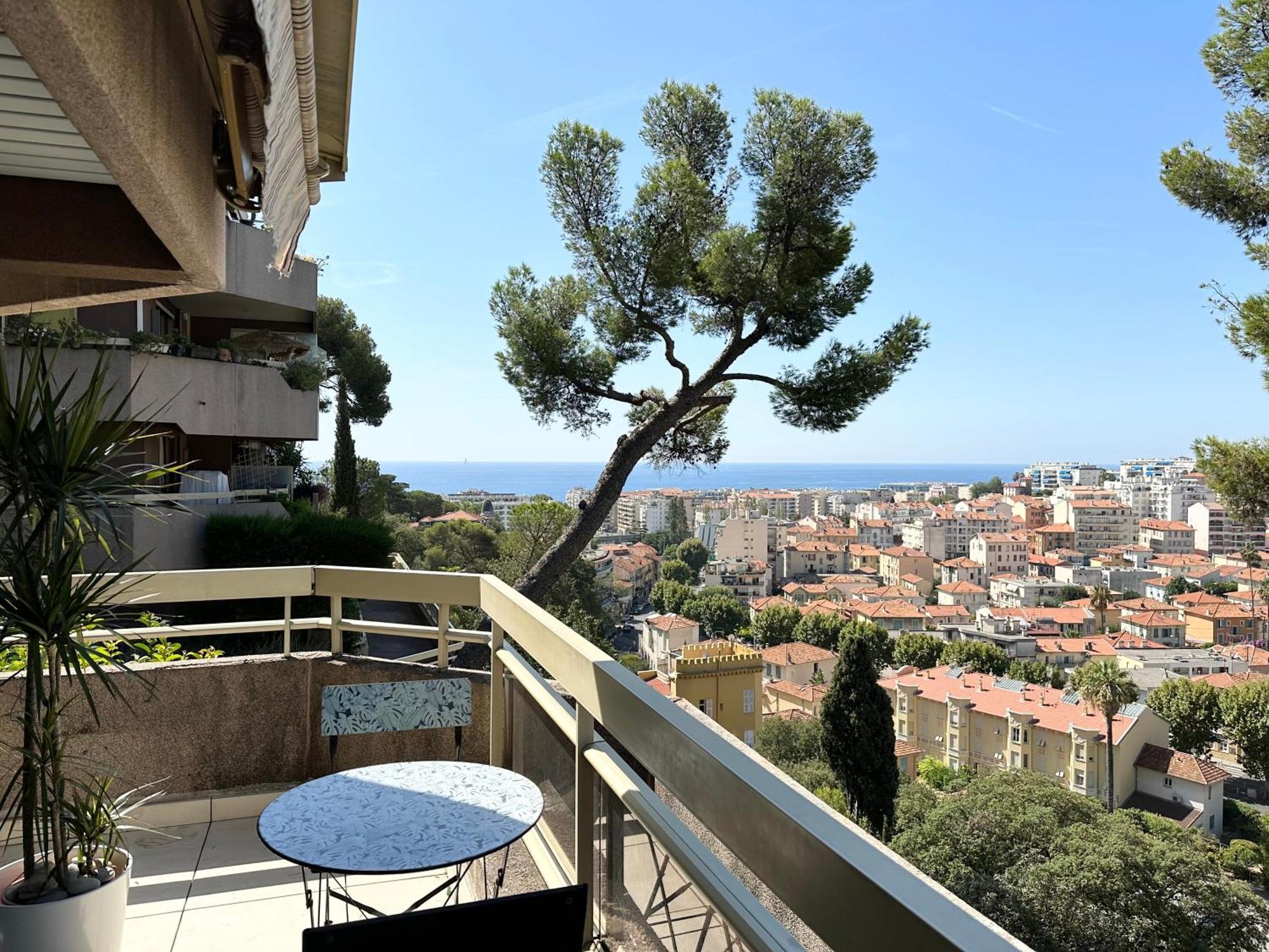 Apartamento Nice, Grand Studio - Piscine - Terrasse Vue Mer