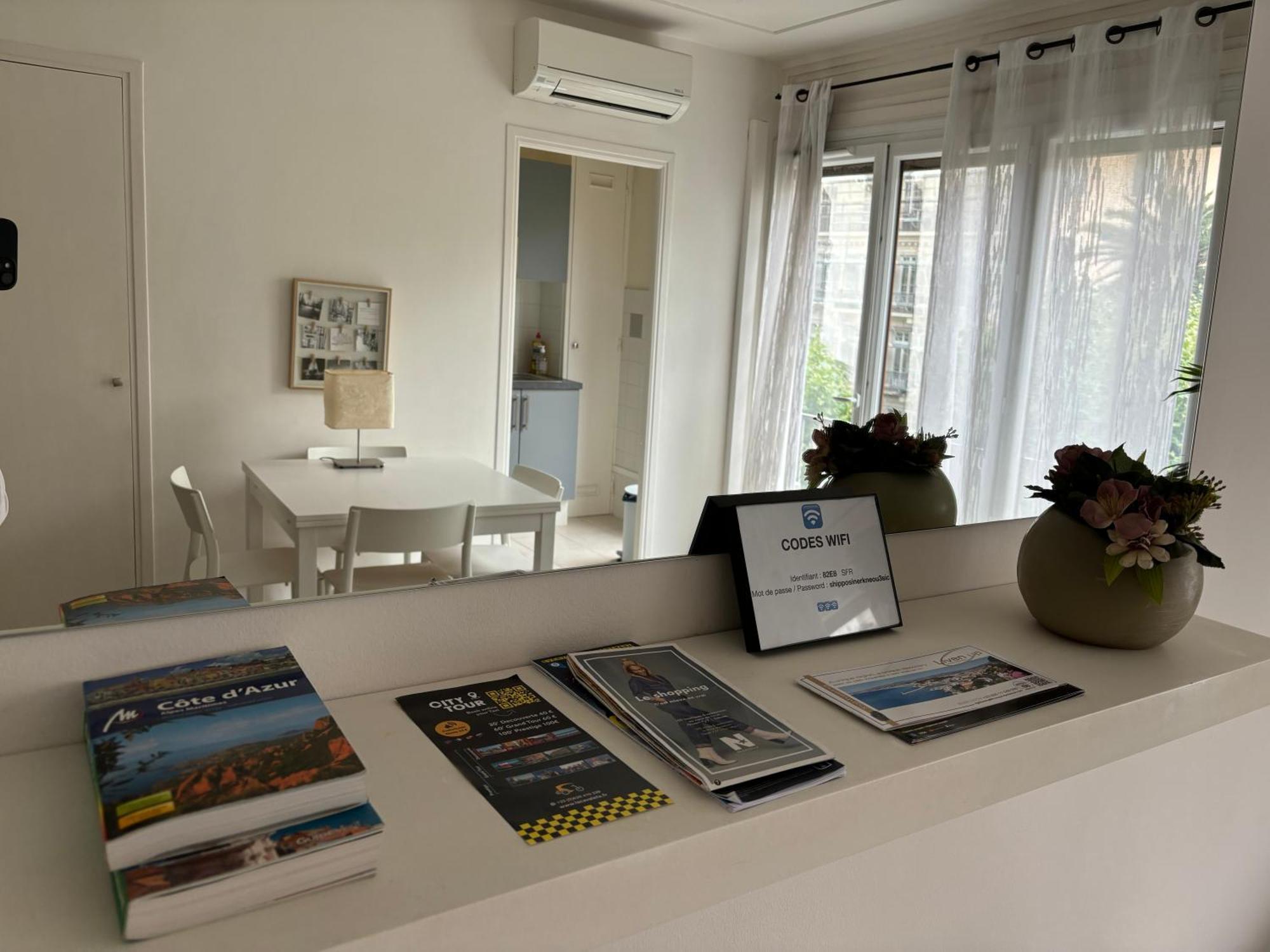 Apartment Studio Equipe A 9Mn A Pied Du Centre Ville Et De La Plage Nice