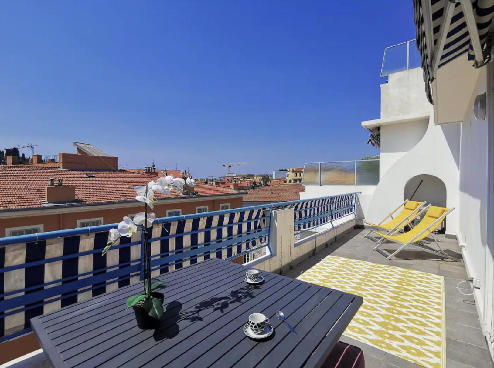 5 Papon - Dernier Etage - Terrasse A Ciel Ouvert - Garibaldi Apartment Nice
