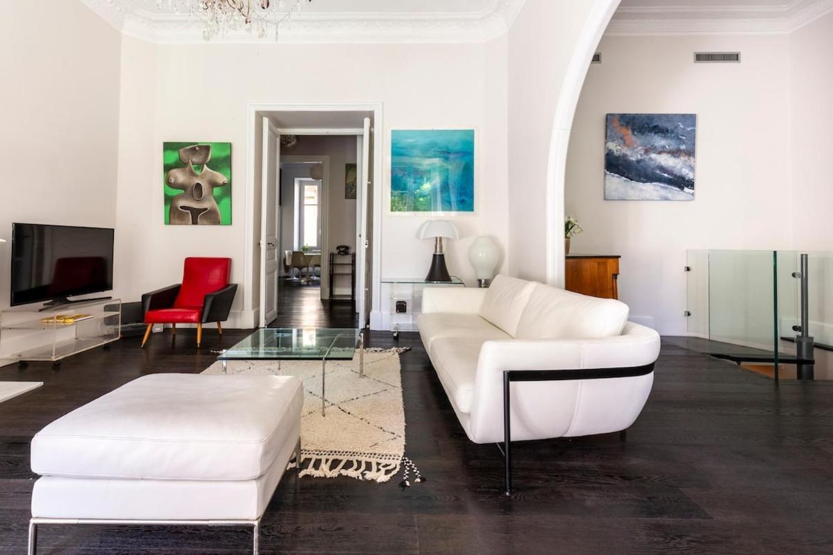 Carre D'or, Superbe Sur Jardin, Elegant Et Ensoleille Nice