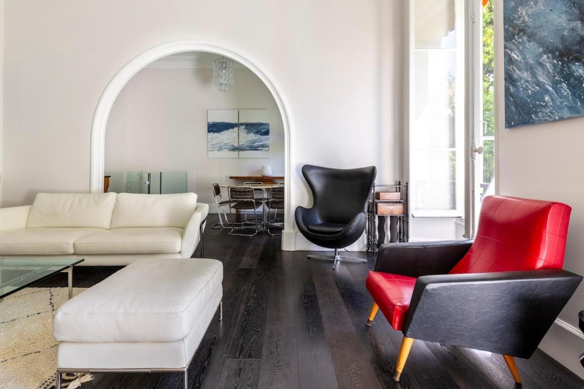 Apartment Carre D'or, Superbe Sur Jardin, Elegant Et Ensoleille Nice