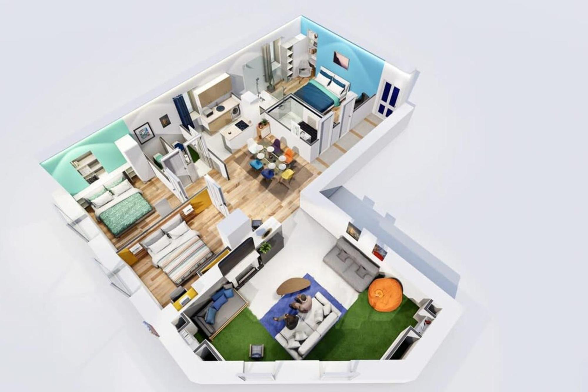 The Big Flat - Hypercentre - Car Park - Virtual Tour *