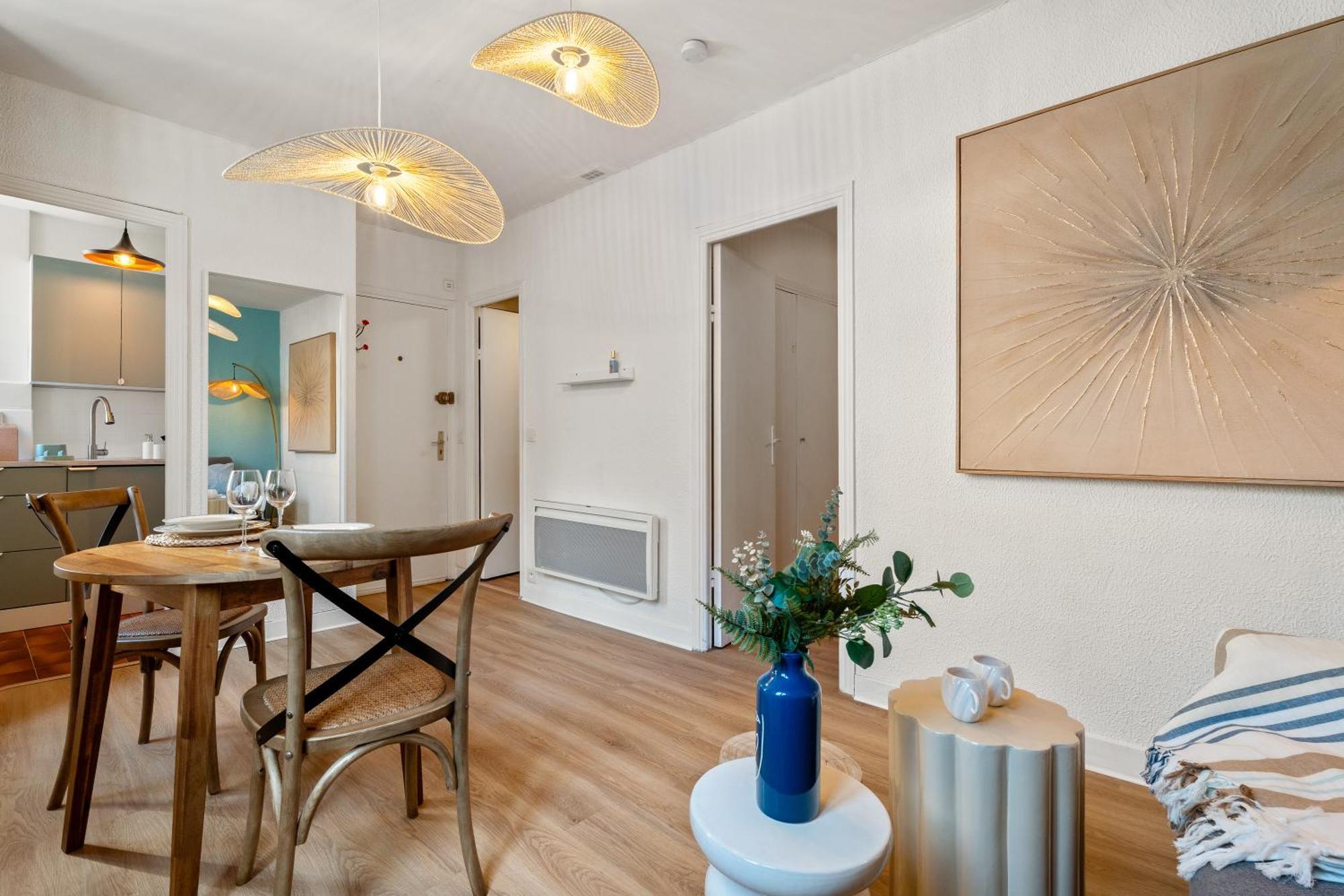 Renting - Clemenceau - Riviera Cocoon Calm Elegance Design * Nice