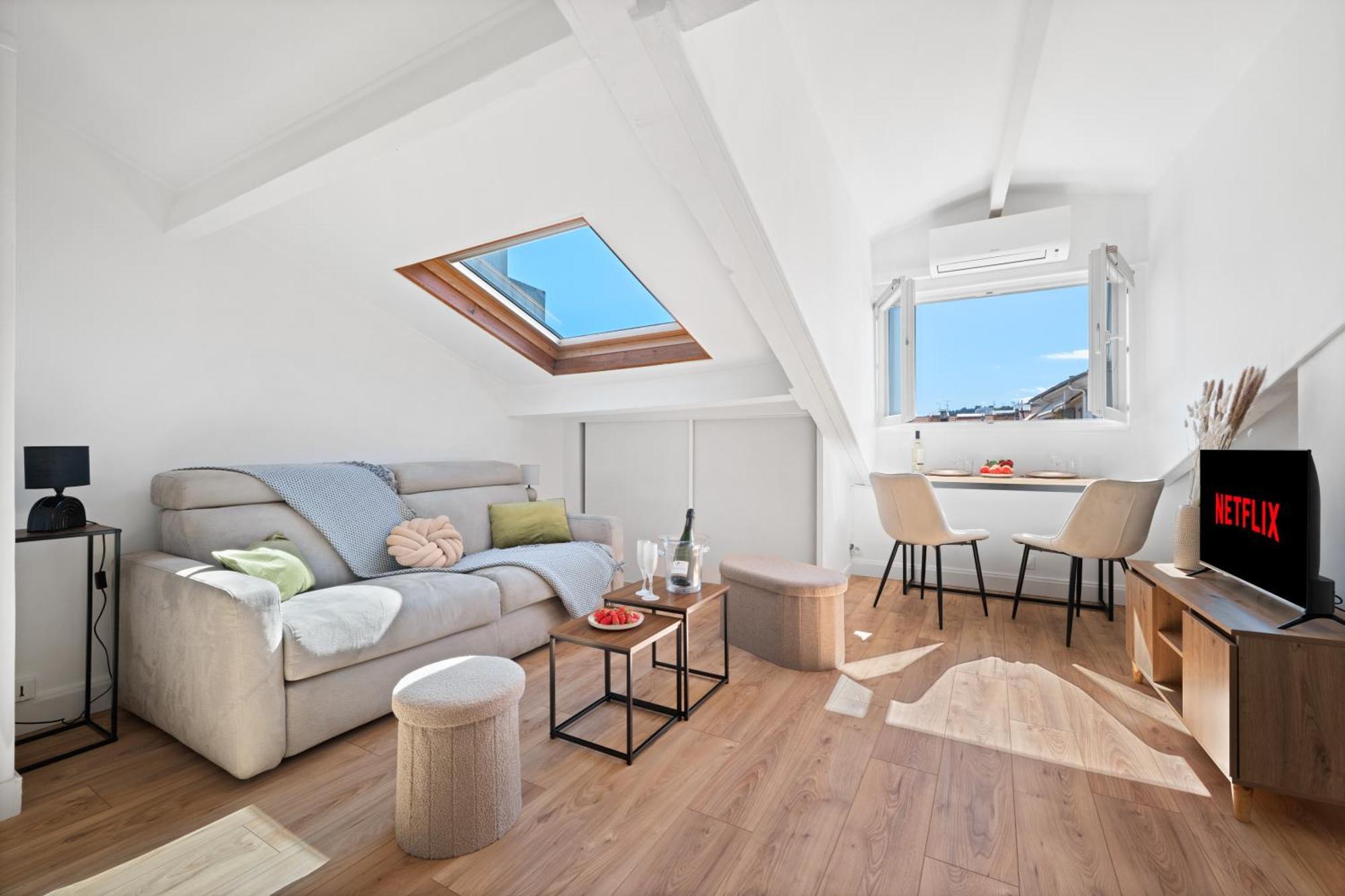 Apartment Charme & Soleil Au Dernier Etage Liberation Nice