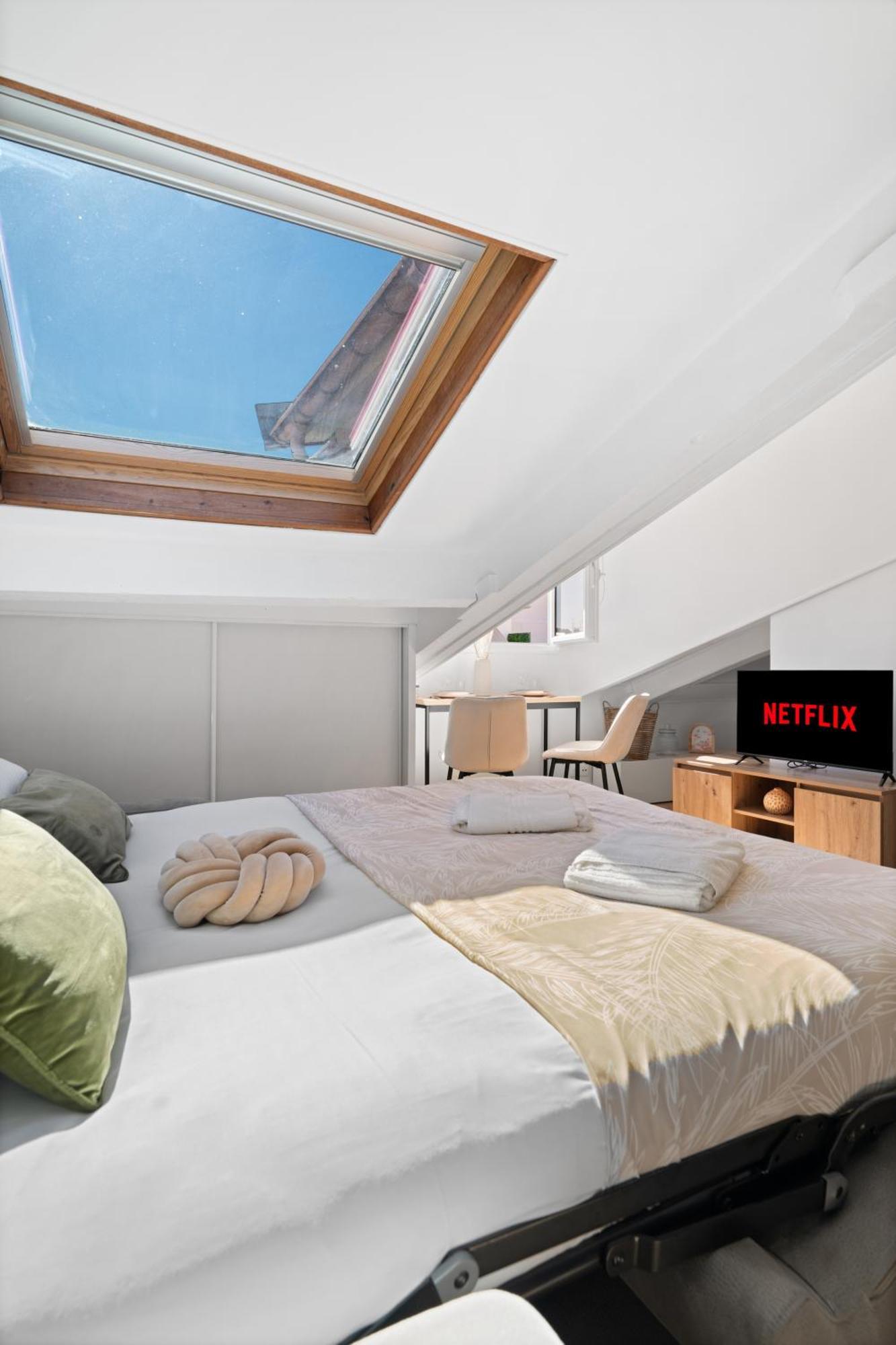 Charme & Soleil Au Dernier Etage Liberation Apartment