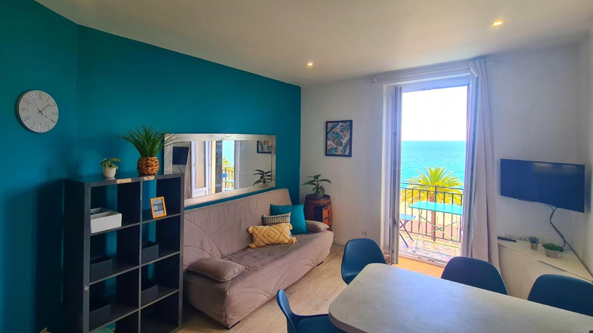 Apartment T2 121 Promenade Vue Clim Et Balcon