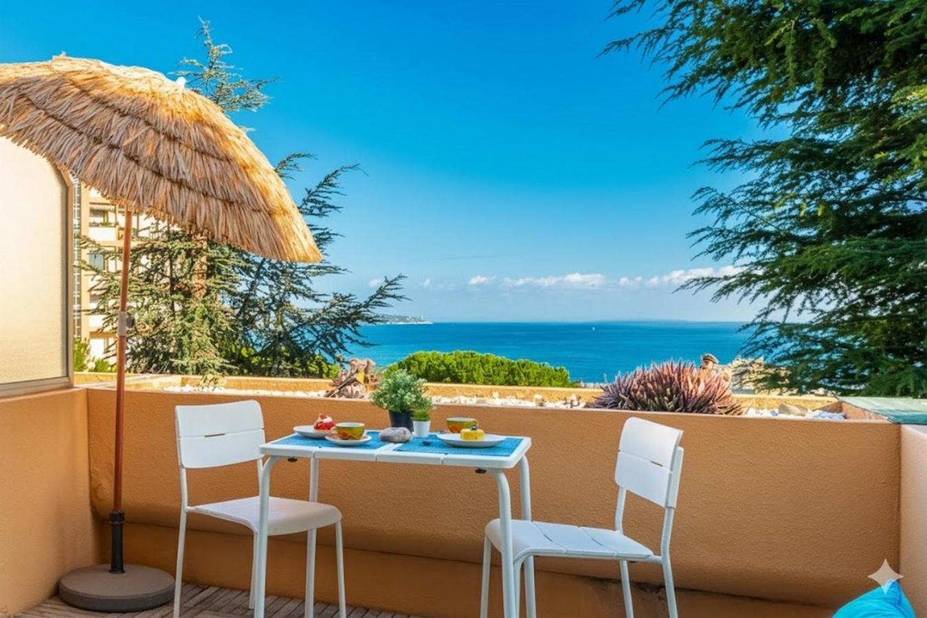 Apartment Pleine Vue Au Calme - Parking, Piscine, Tennis Nice