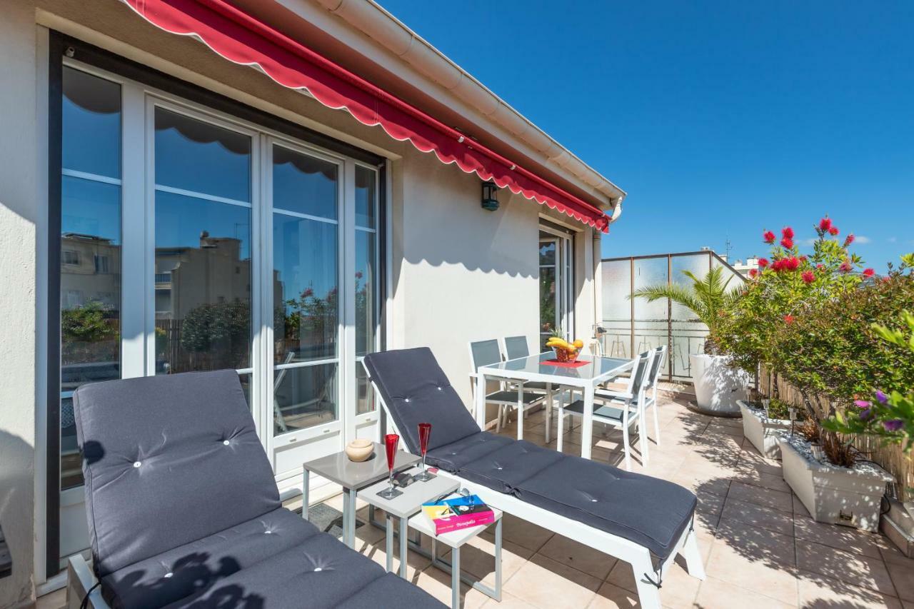 Le Mantega - F2 Moderne,centre Ville, 2 Grandes Terrasses,climatisation, Ascenseur