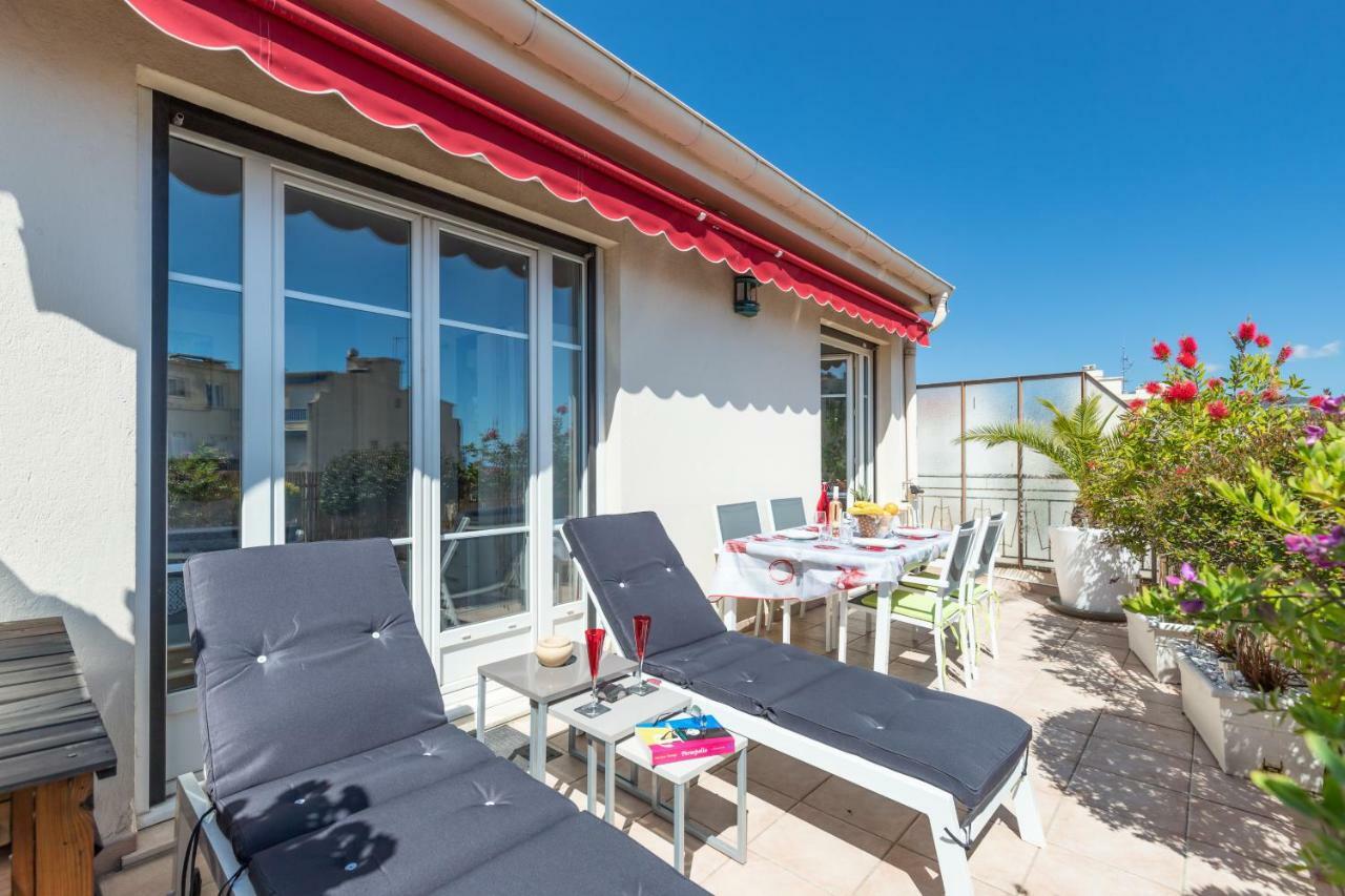 Le Mantega - F2 Moderne,centre Ville, 2 Grandes Terrasses,climatisation, Ascenseur Apartment Nice