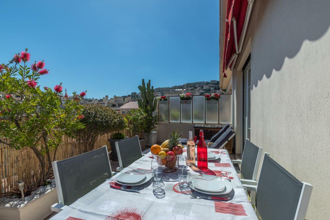 Apartment Le Mantega - F2 Moderne,centre Ville, 2 Grandes Terrasses,climatisation, Ascenseur *