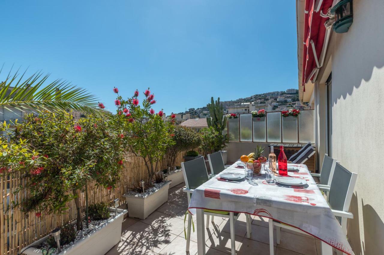 Apartment Le Mantega - F2 Moderne,centre Ville, 2 Grandes Terrasses,climatisation, Ascenseur *