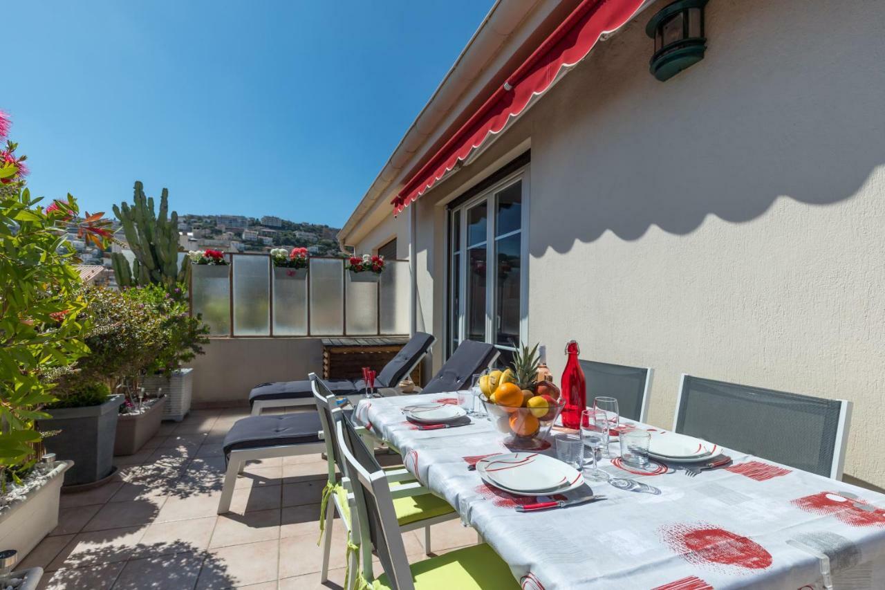 Le Mantega - F2 Moderne,centre Ville, 2 Grandes Terrasses,climatisation, Ascenseur Nice