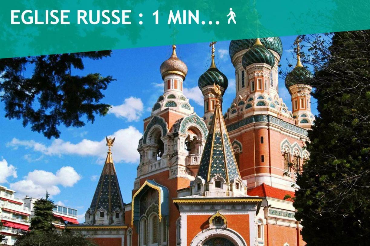 2 Pieces Eglise Russe Nice