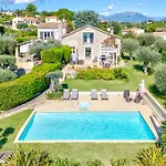 Villa De Prestige Vue Mer Panoramique Piscine Climatisation