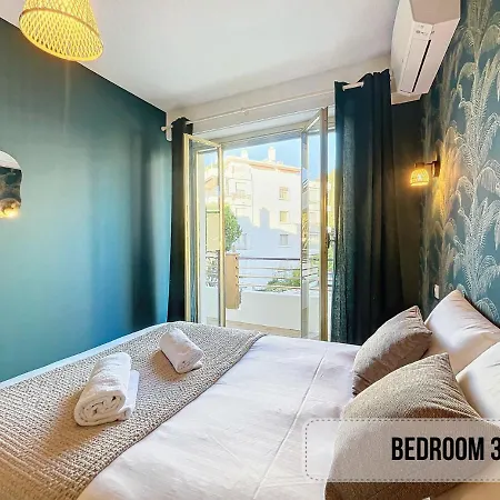 Apartment Nestor&jeeves - Oiseau Bleu - 4 Bedrooms-terrace Nice