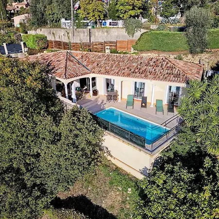 Superbe Climatisee Avec Piscine Chauffee-terrasse-vue Mer Et Montagne Nice