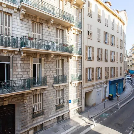 #58 Staywiz Us -logement Clim & Balcon 5mins Marche De La * Nice