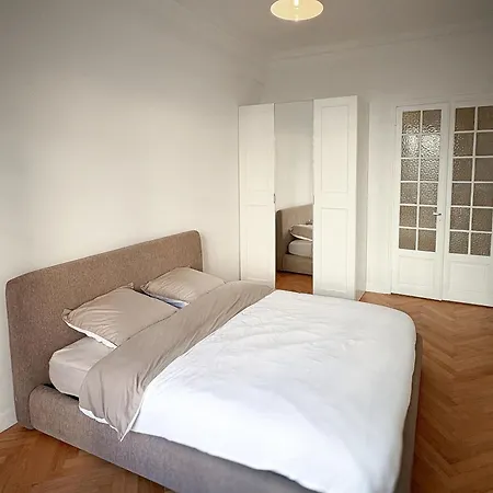 Center - Spacious Luxury With Air Conditioning Apartment Nice