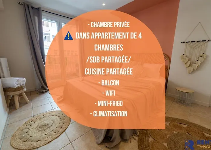Chambre 1 Rene Cassinbalcon Wifi Mini-Frigo Tv