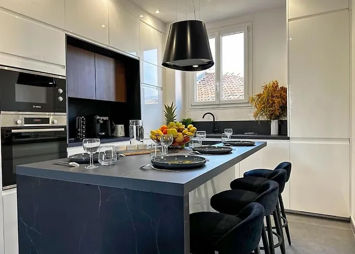Chic Renovated 2 Bedroom Entire Apartment Or Only Private Rooms In Liberation In Nice With Garage On Demand, Ac, Wi-Fi And Tram Access